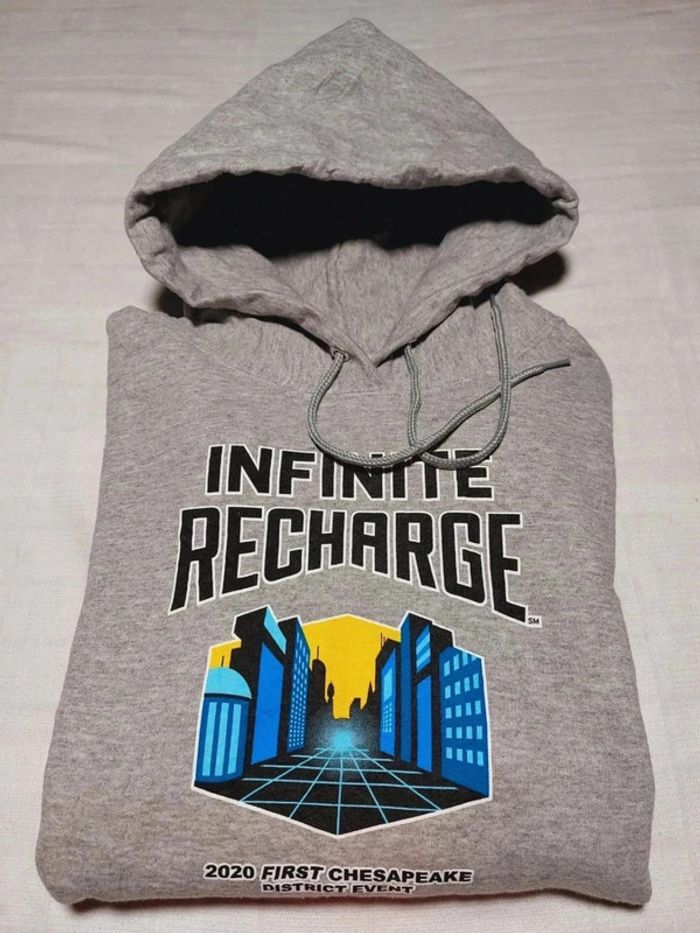 Sweat à capuche mixte Infinite Recharge Taille M - photo numéro 14