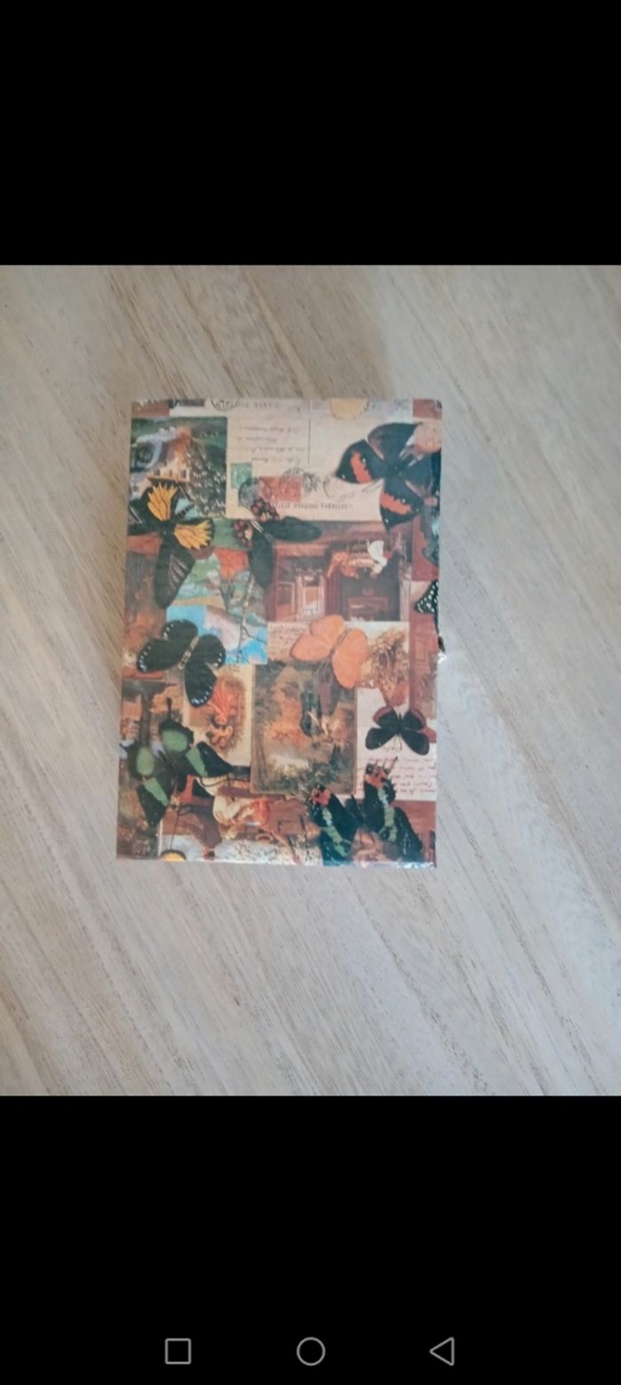 Bloc de feuilles avec coffret