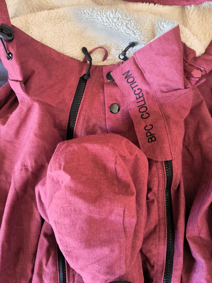 manteau de portage avec insert ventral -imperméable et fourré chaud - photo numéro 4