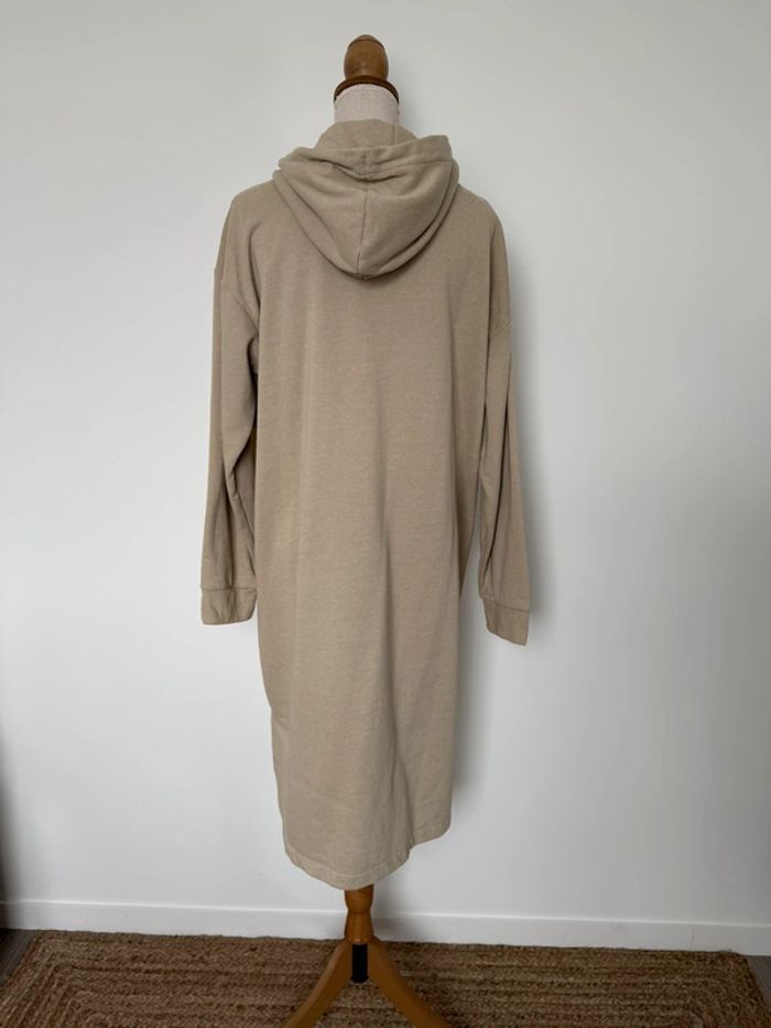 Sweat robe sweat-shirt long manches capuche tunique pull haut t-shirt loose oversize pullover felpa - photo numéro 3
