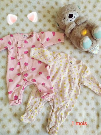 Lot pyjamas 1 mois