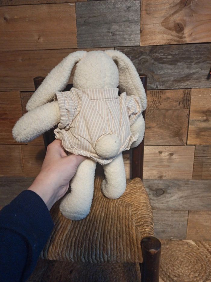 peluche lapin la bande à Basile moulin Roty tbe - photo numéro 4