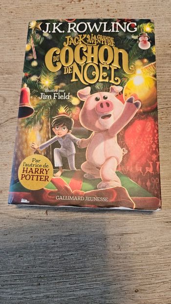 Livre Le cochon de Noël de J.K. Rowling, Gallimard Jeunesse