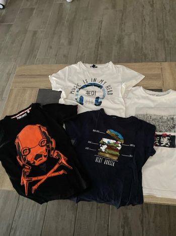 Lot de 4 t-shirts 10 ans kiabi, TAO
