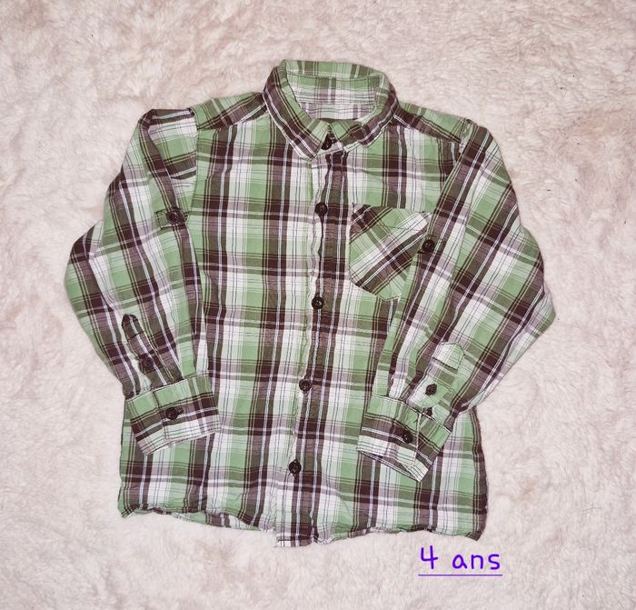 Chemise garçon 4 ans