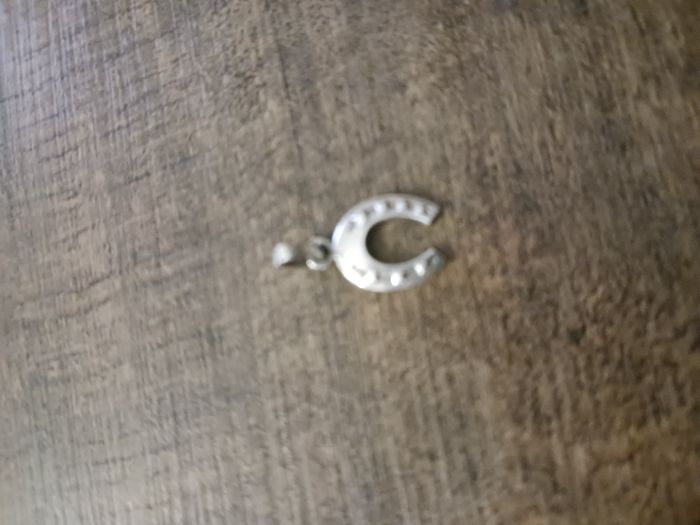 pendentif fer à cheval en argent