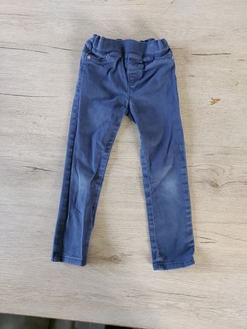 Pantalon tregging, bleu foncé, Okaïdi, 4 ans
