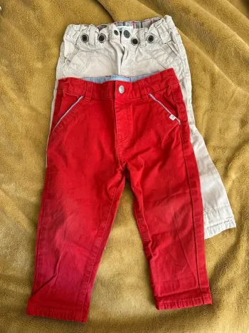 Lot de 2 pantalons 18 mois Obaibi
