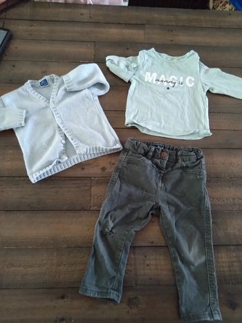 Ensemble hiver bébé fille 18 mois