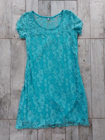 Robe turquoise