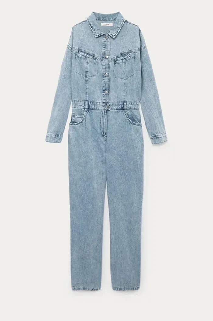 Combinaison en jean salopette femme taille S 36 promod Zara - photo numéro 11