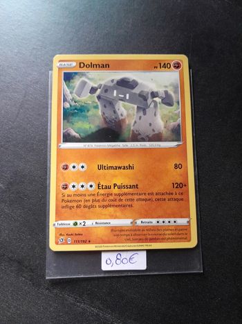 Carte Pokémon Dolman 111/192