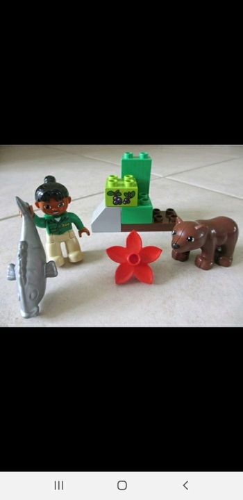 Le repas de l'ours brun N°10576 lego duplo