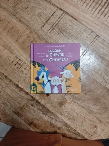 Livre McDo le loup, la chèvre et le chevreau