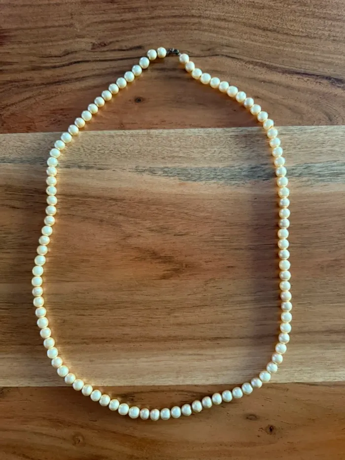 Collier perles vintage - photo numéro 2