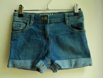 Short en jeans T 8 ans "Punkidz"