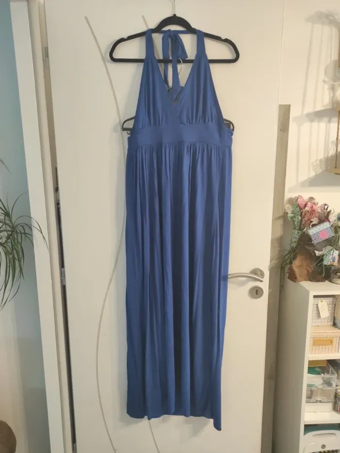 Robe longue bleu Kiabi Taille XL