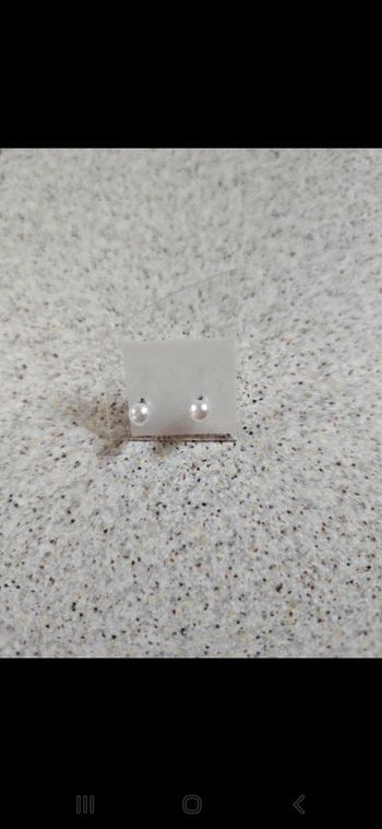 Boucles d'oreilles mini perle