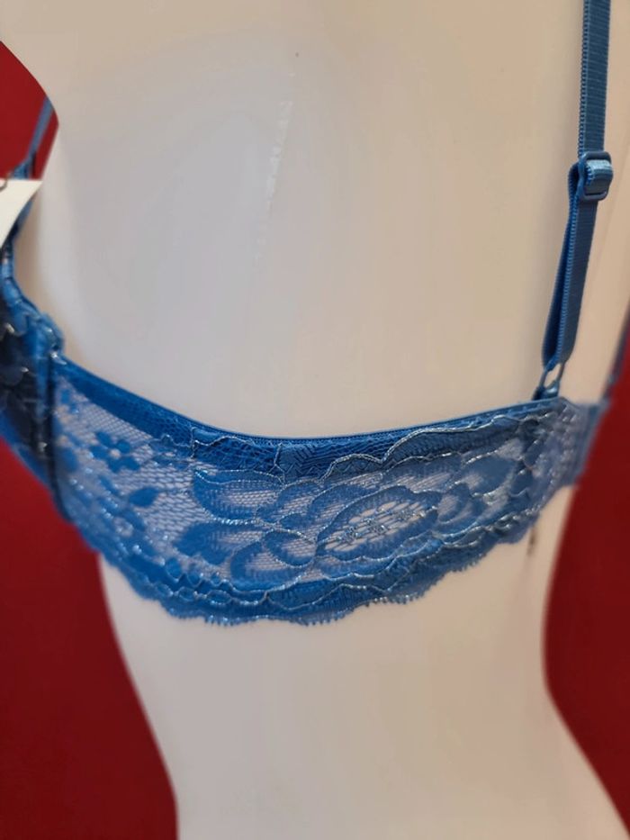 Manoukian soutien gorge bleu * 85C * - photo numéro 7