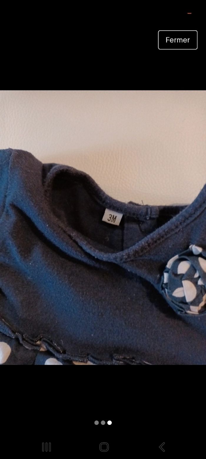 Robe bébé 3 mois fille - photo numéro 2