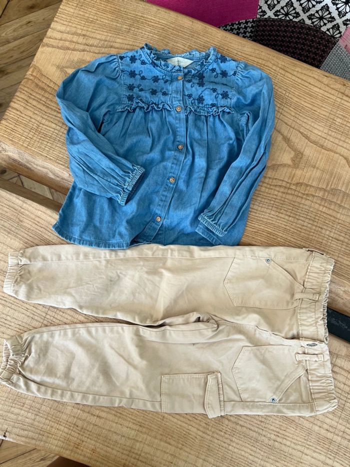 Lot vêtements fille 3 ans été printemps robe ensemble orchestra bandeau catimini jacadi Zara - photo numéro 17