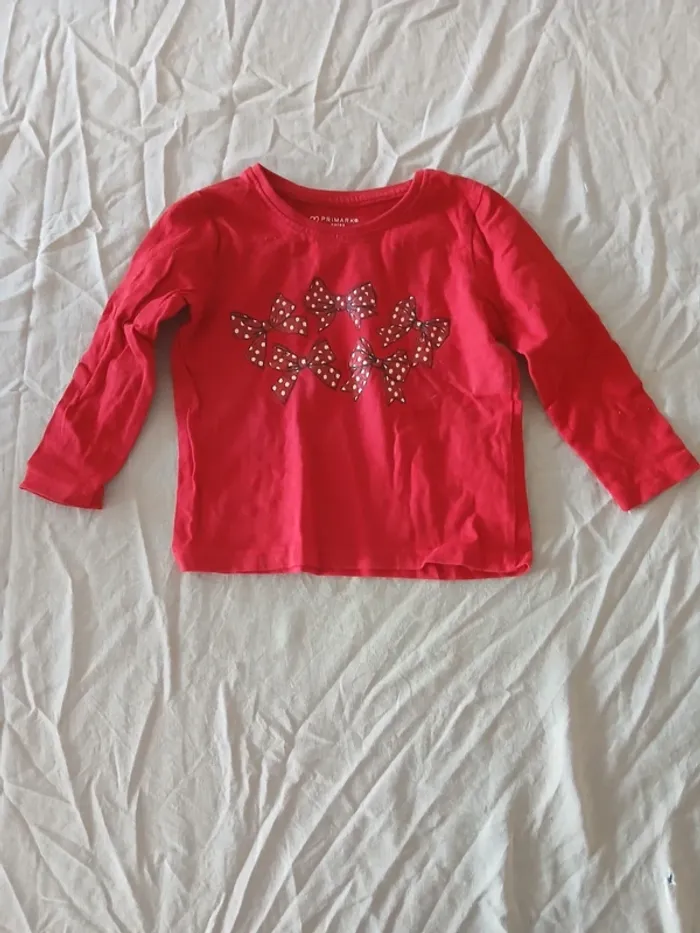Tee-shirt manche longue 9-12 mois