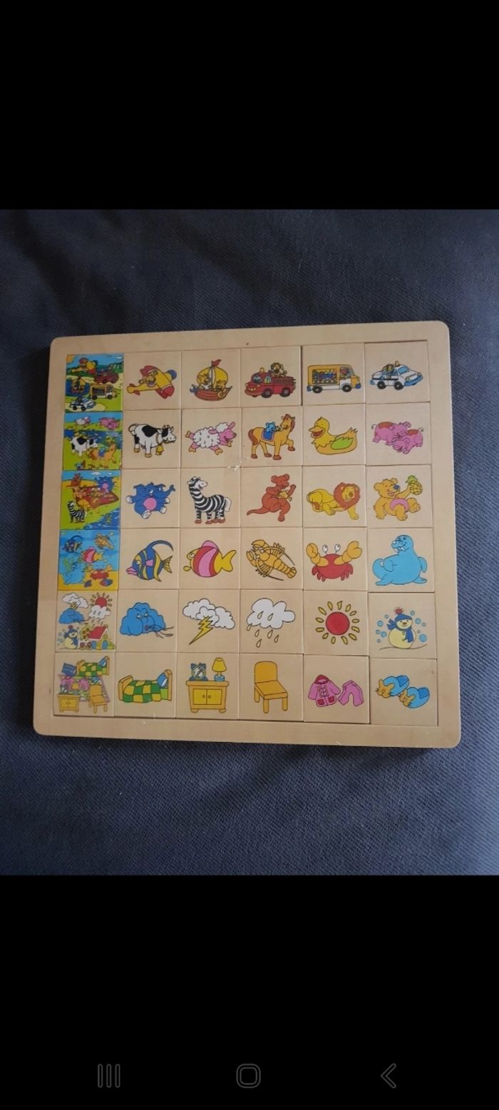 Jeu en bois puzzle