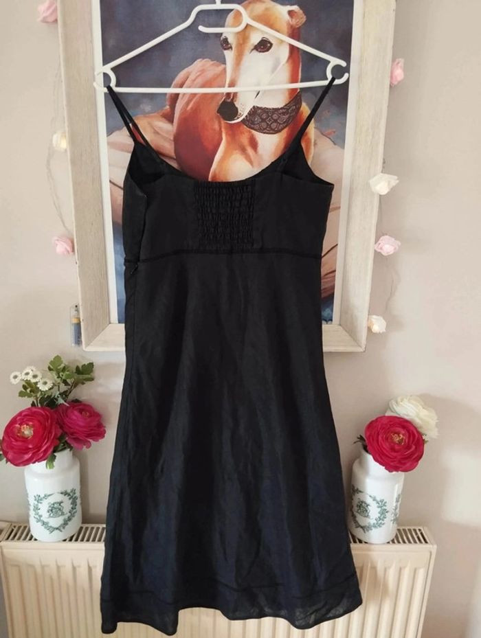 🌾Robe En Lin Noire T36/38🌾 - photo numéro 14
