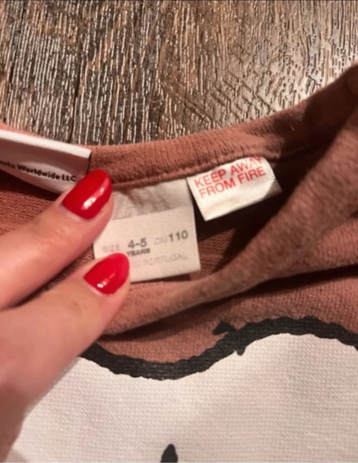 Pull Zara peanuts 4-5 ans - photo numéro 3