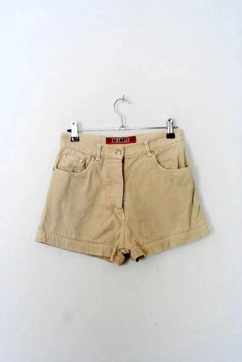 Short en jeans beige noté taille 36 mais taille plus 32/34