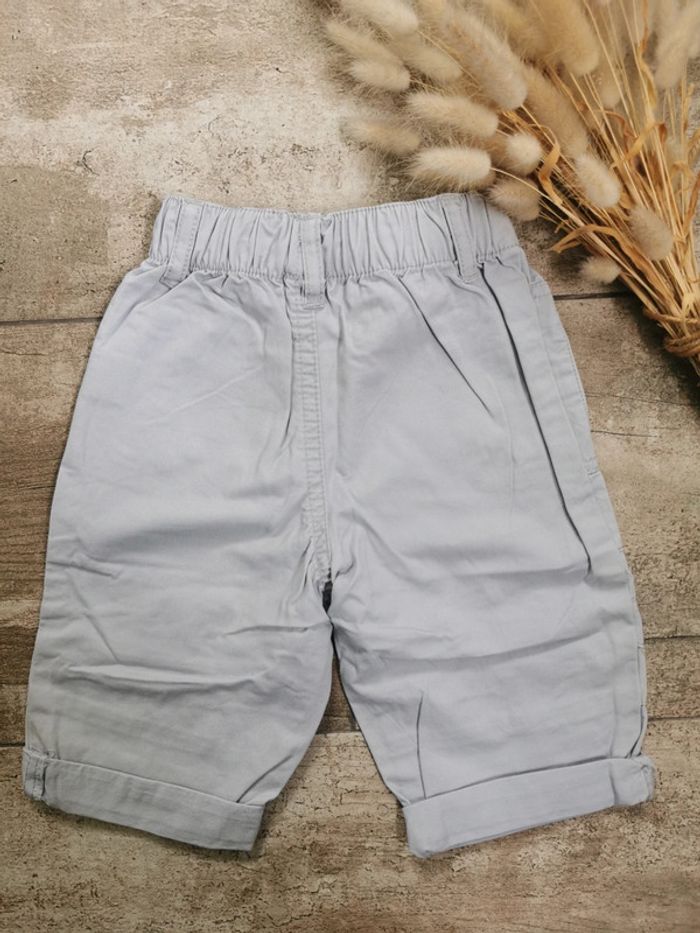 🌸Bermuda short gris 12mois 100%coton - photo numéro 6