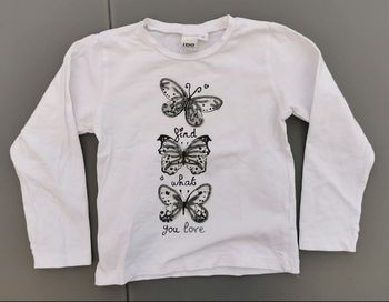 Tee-shirt ML 5 ans fille IDO