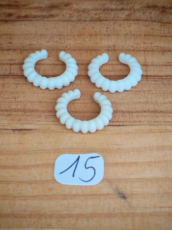 Playmobil vintage 3 cols blancs tricot