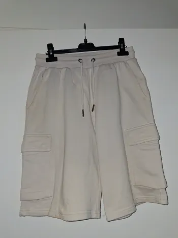 Bermuda short molleton beige S
