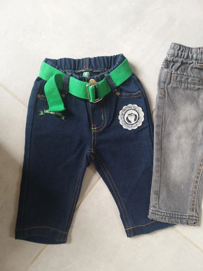 Lot de 3 pantalons en 9 mois - photo numéro 2