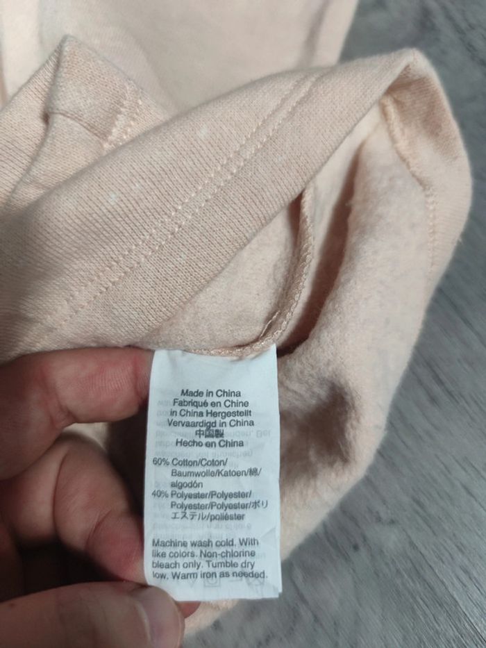 Pull Crewneck Rose Clair Taille M Femme - photo numéro 4