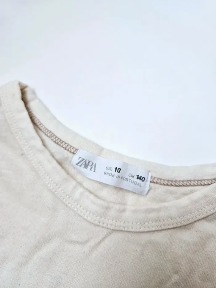 T-shirt ML crème - photo numéro 2