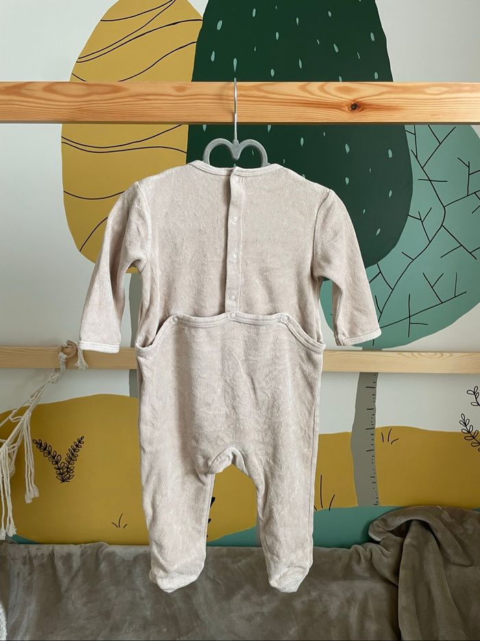 Pyjama velours crème - photo numéro 2