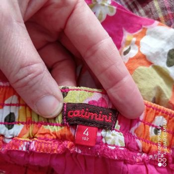 Jupe à fleurs colorées Catimini 4ans