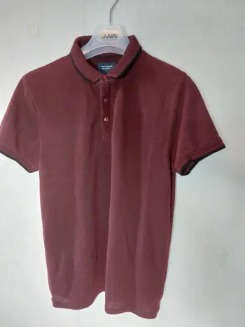 Polo manche courte bordeaux "Devred"