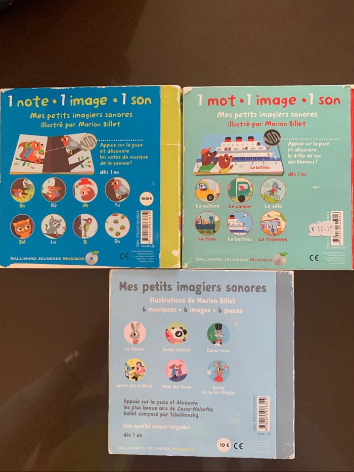 Lot de 3 livres sonores - photo numéro 2