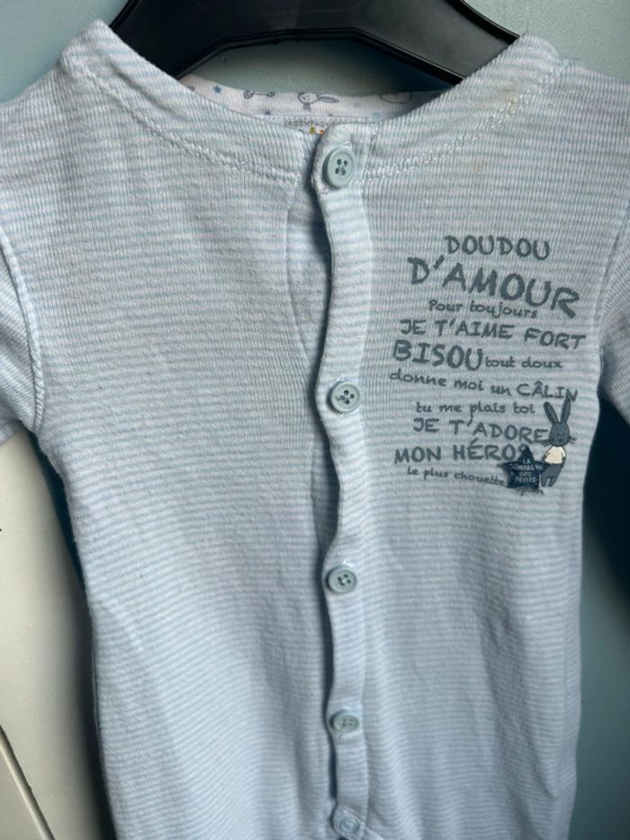 Pyjama une pièce /combinaison coton ,6 mois - photo numéro 4