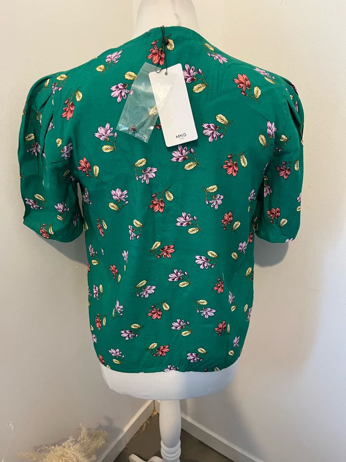 Blouse à fleurs Mango S neuve - photo numéro 5