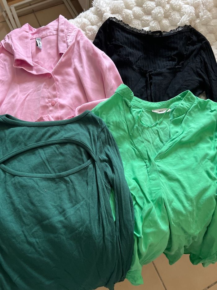 Lot tee shirt manches longues