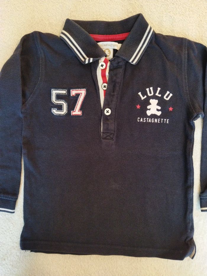 Polo manches longues 3ans 98cm