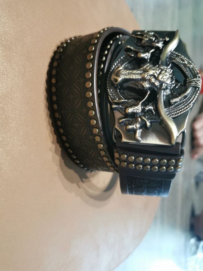 Ceinture de cowboy country taureau cowboy - photo numéro 3