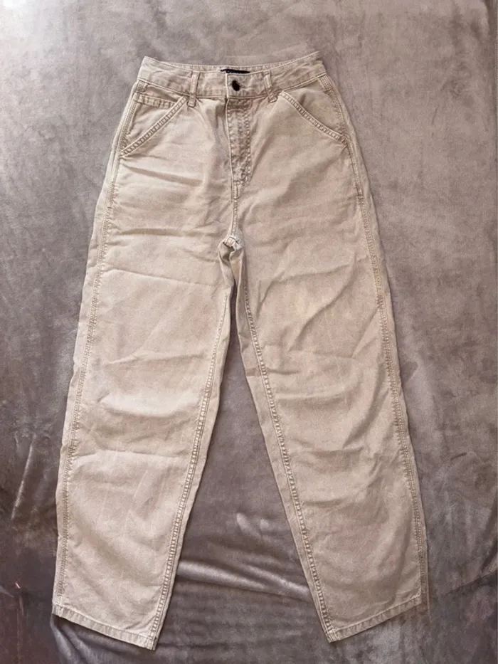 Pantalon jean beige femme ASOS taille 36 en très bon état. - photo numéro 7