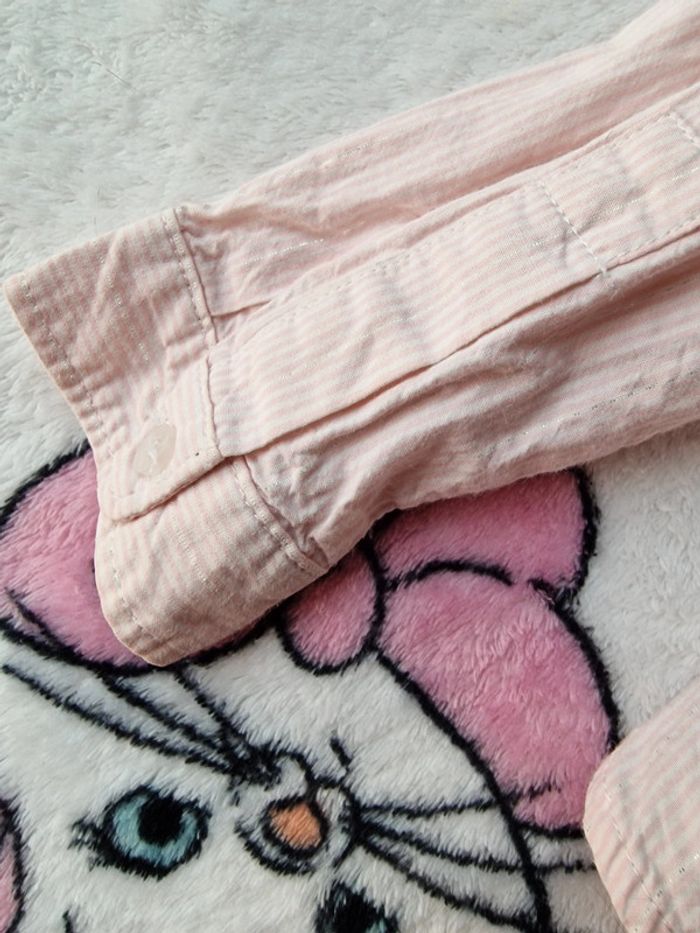 Chemise rayure rose manche longue okaidi - photo numéro 6