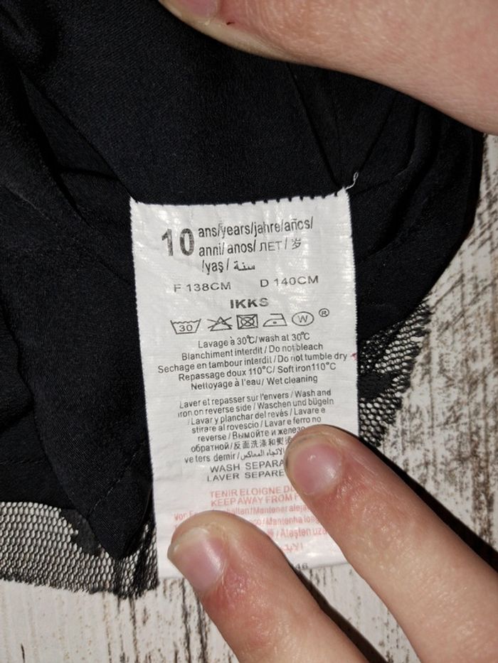 Jupe ikks double jupon & tulle Halloween - photo numéro 7