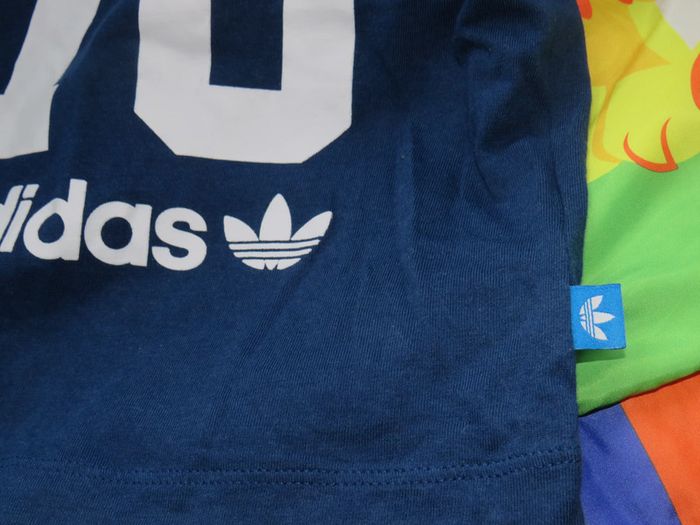 T-shirt manche courte 12 mois, adidas, bleu, garçon, superstar - photo numéro 5